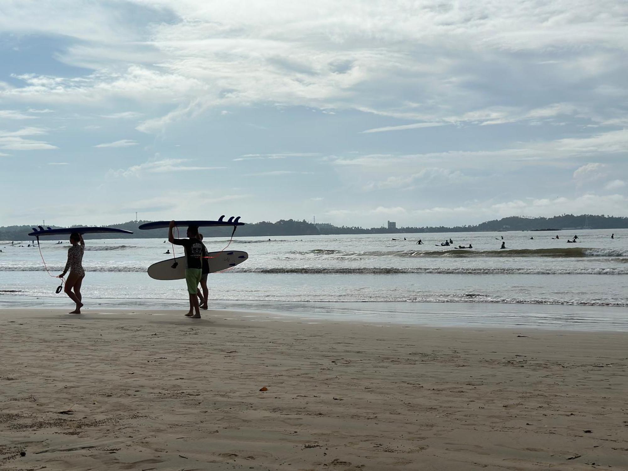 Mzion Hotel Weligama Bagian luar foto