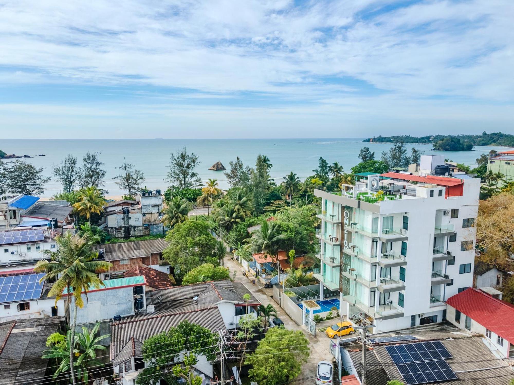 Mzion Hotel Weligama Bagian luar foto